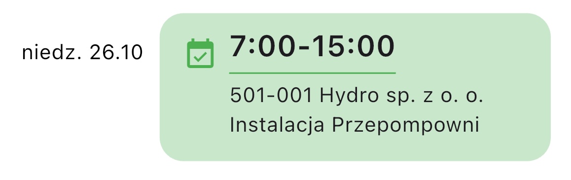 eGodziny na telefonie